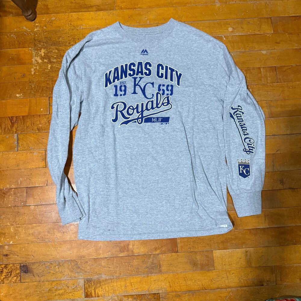 MLB Kansas City royals long sleeve baseball shirt